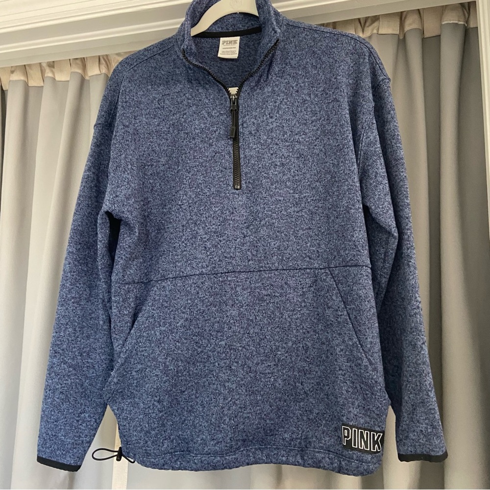 VICTORIA’S SECRET PINK Cozy Fleece Jacket Blue XSmall